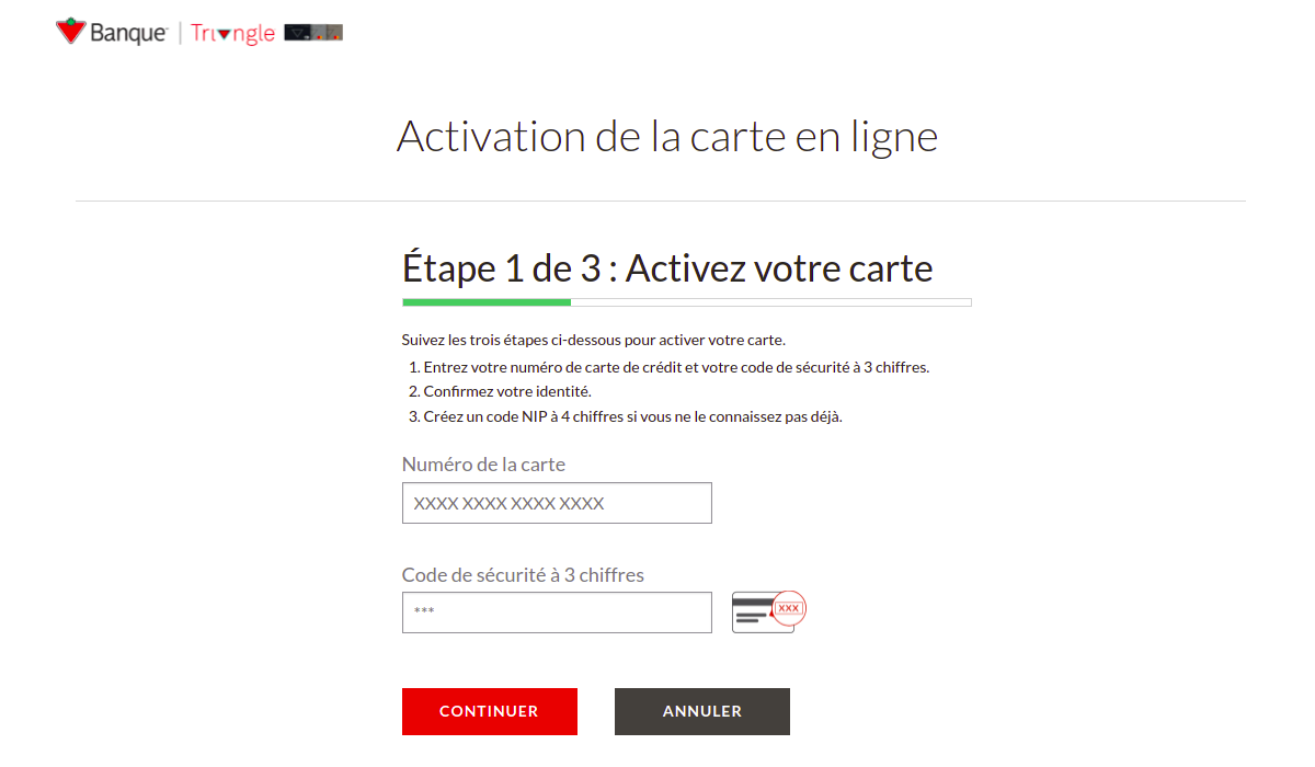 Activer carte Canadian Tire Bank Mon argent CT