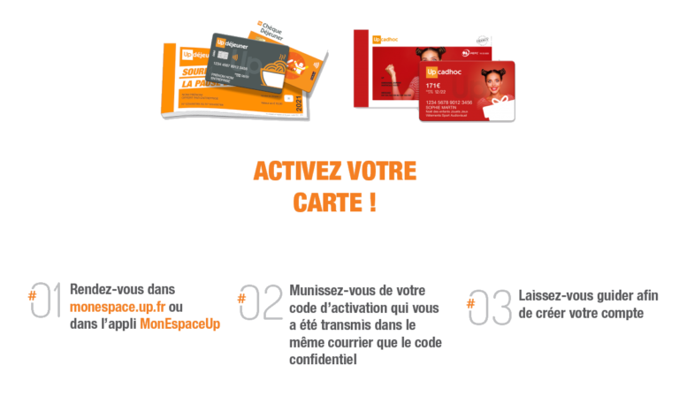 monespace.up.fr activation carte