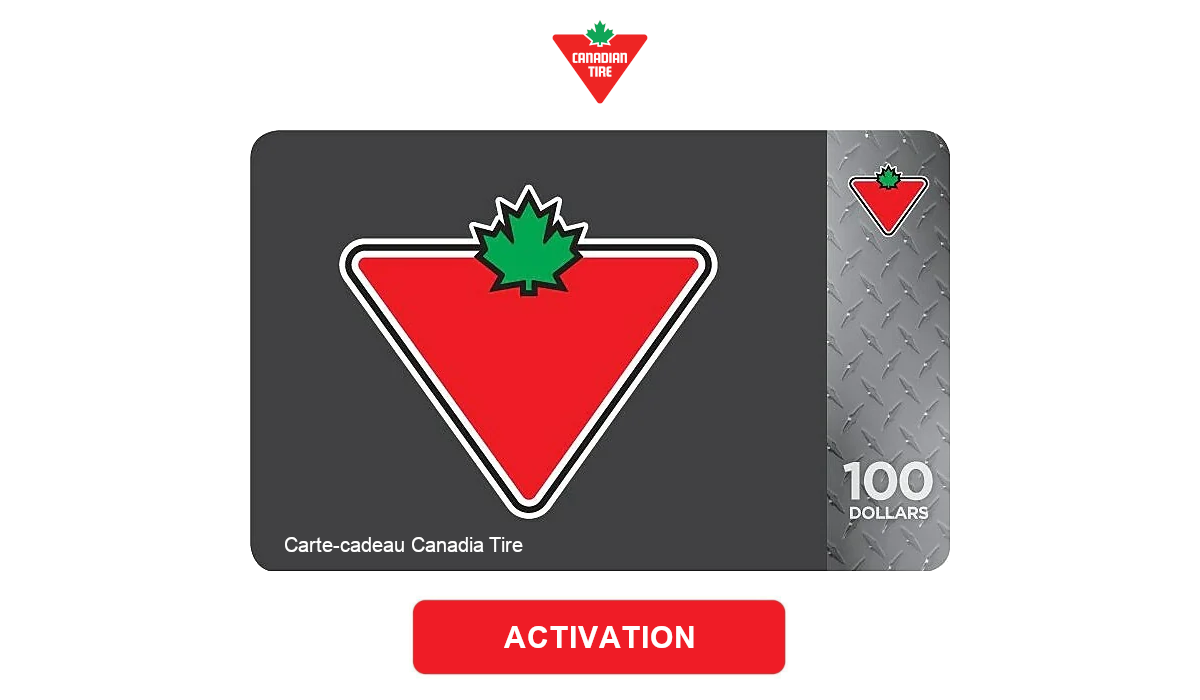 activation carte-cadeau Canadian Tire