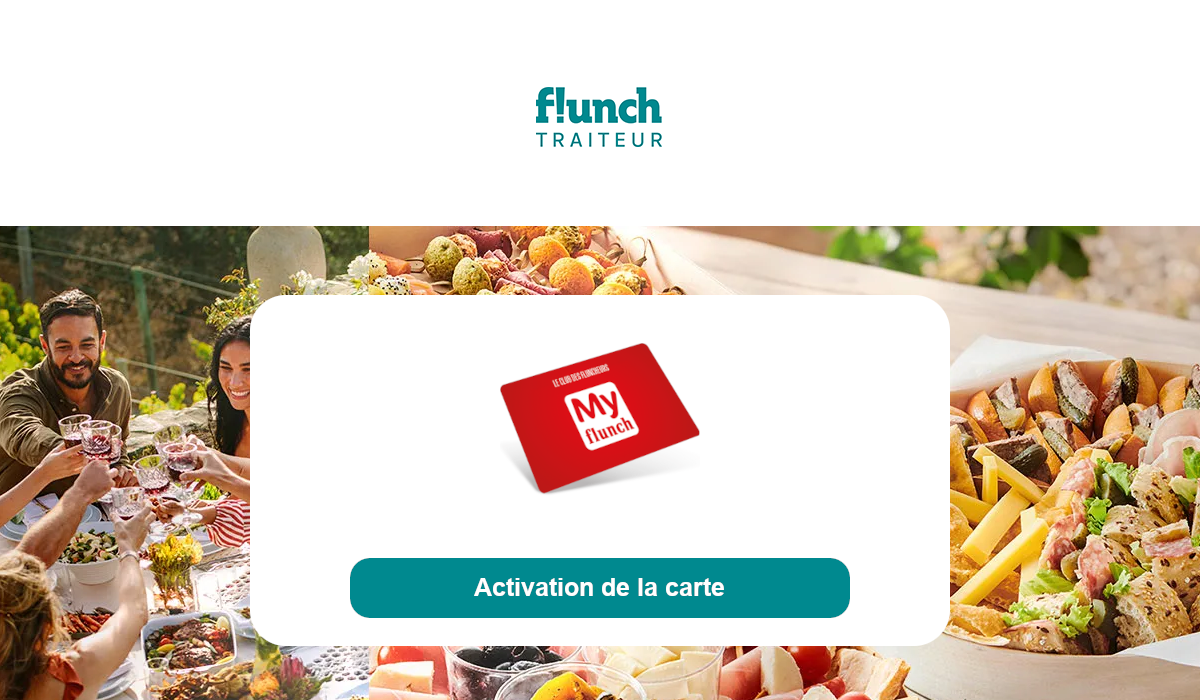 Flunch-traiteur.fr Activation carte