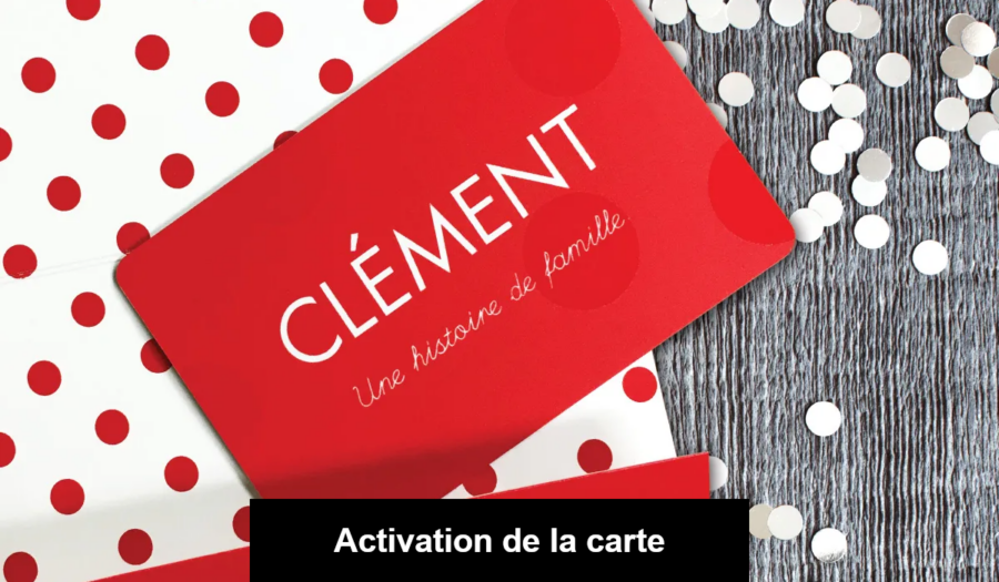 activation carte clément