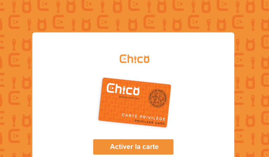 activer la carte chico