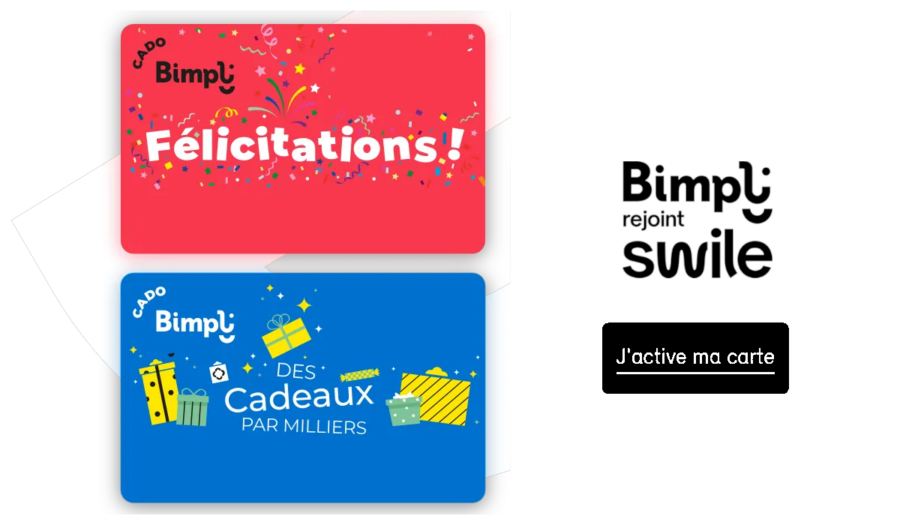 activation carte bimpli cado