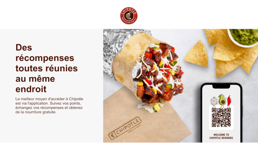 échanger vos points chipotle rewards