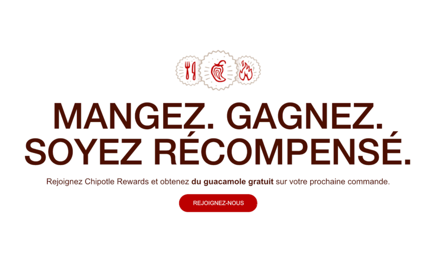 inscription récompenses chipotle