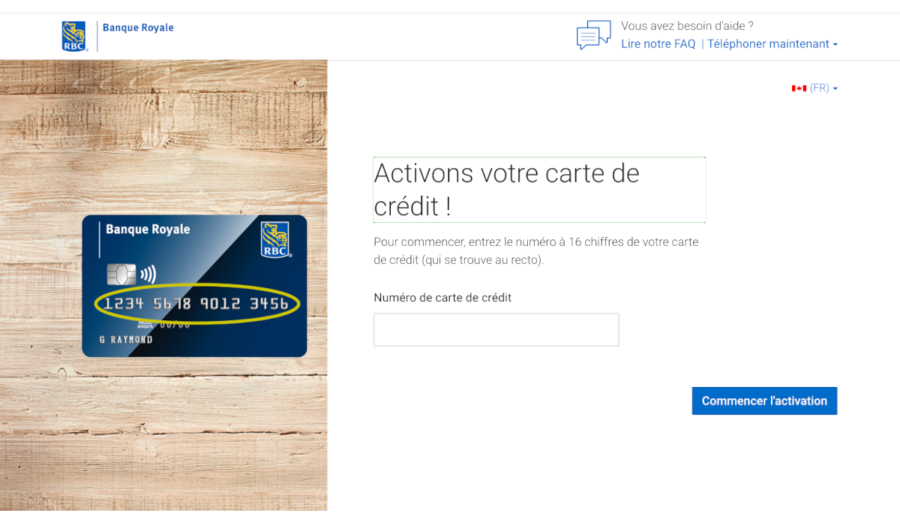 activer ma carte rbc