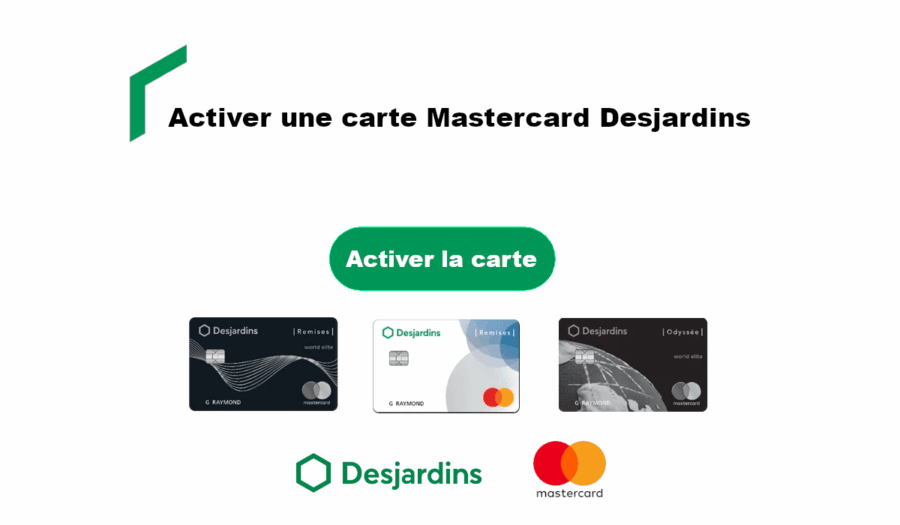 activer la carte mastercard desjardins