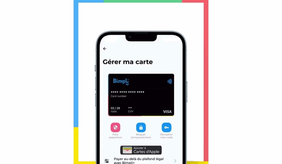 récupérer mon code Bimpli