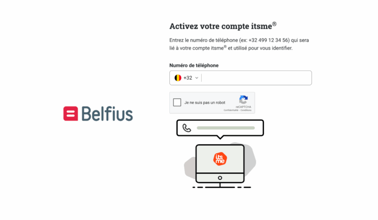 activer itsme belfius