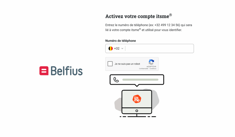 activer itsme belfius