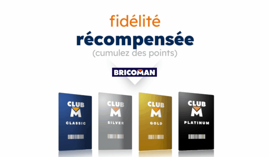 récompenses club m bricoman